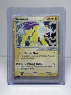 2004 Pokemon Raikou Card EX #92/95 Team Magma vs Team Aqua - Image 1
