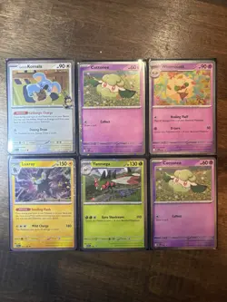 pokemon cosmos holo lot of 6 with 2 swirls on EACH card - Image 1