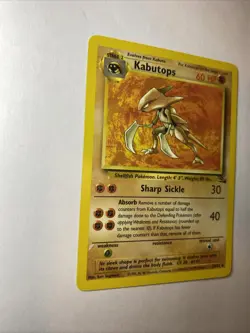 Kabutops Fossil 24/62 Unlimited Rare 1999 Pokemon TCG Card MC Non Holo - Image 2