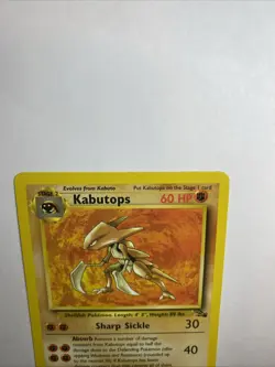 Kabutops Fossil 24/62 Unlimited Rare 1999 Pokemon TCG Card MC Non Holo - Image 5