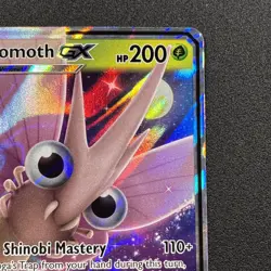 Venomoth GX 12/214 Sm-Unbroken Bonds Holo Full Art Pokemon Card Near Mint NM - Image 4