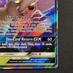 Venomoth GX 12/214 Sm-Unbroken Bonds Holo Full Art Pokemon Card Near Mint NM - Image 5