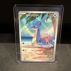 Pokemon TCG Misty’s Lapras 194/182 SV10: Destined Rivals Illustration Rare NM - Image 1