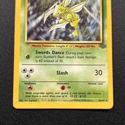 Scyther 26/64 Jungle Regular Vintage Pokemon Card Near Mint / Light Play NM / LP - Image 3