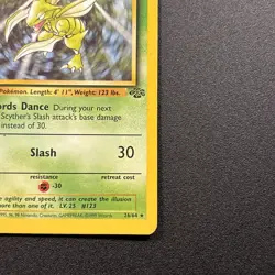 Scyther 26/64 Jungle Regular Vintage Pokemon Card Near Mint / Light Play NM / LP - Image 5