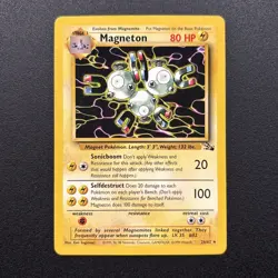 Magneton 26/62 Fossil Non-Holo Vintage Pokemon Card WOTC Near Mint NM - Image 1