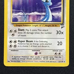 Dragonair 022/130 Base Set 2 Non-Holo Pokemon Card Near Mint NM - Image 3