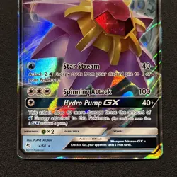 Starmie GX 14/68 Hidden Fates Holo Full Art Pokemon Card Near Mint NM - Image 3