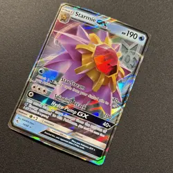Starmie GX 14/68 Hidden Fates Holo Full Art Pokemon Card Near Mint NM - Image 4