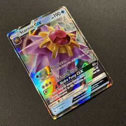 Starmie GX 14/68 Hidden Fates Holo Full Art Pokemon Card Near Mint NM - Image 5