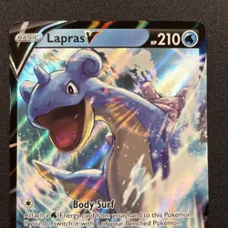 Lapras V 049/202 Swsh01: Sword & Shield Holo Full Art Pokemon Card Near Mint NM - Image 2