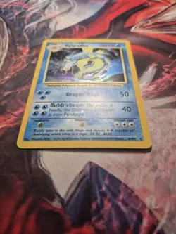 Pokemon TCG Gyarados 6/102 Base Set Unlimited Holo Rare MP - Image 3