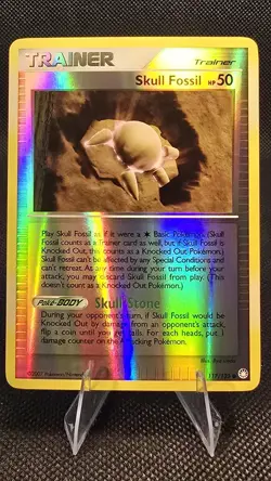 Pokemon TCG - Skull Fossil 117/123 - Mysterious Treasures - Reverse Holo - Image 1