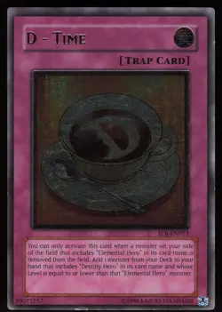 D - Time EOJ-EN053 EURO Ultimate Rare Yu-Gi-Oh - Image 1