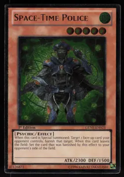 Space-Time Police (UTR) GENF-EN023 GENF Ultimate Rare 1st Edition Yu-Gi-Oh - Image 1
