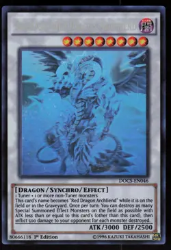 Scarlight Red Dragon Archfiend (Ghost Rare) DOCS-EN046 1st Edition Yu-Gi-Oh - Image 1