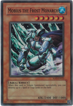 Yu-Gi-Oh! Mobius the Frost Monarch (NM) Unlimited Super Rare SOD-EN022 - Image 1