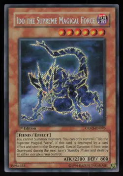 Ido the Supreme Magical Force CRMS-EN096 Secret Rare 1st Edition Yu-Gi-Oh - Image 1