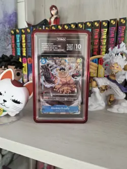 2025 Monkey D. Luffy OP13 Treasure Rare OP11-058 CARRYING ON HIS WILL TAG 10 - Image 1