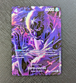 Zoro-Juurou (SP) ST18-004 Legacy of the Master Alt Art Foil One Piece TCG NM-LP - Image 1