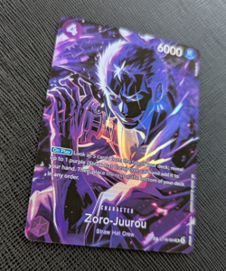 Zoro-Juurou (SP) ST18-004 Legacy of the Master Alt Art Foil One Piece TCG NM-LP - Image 2