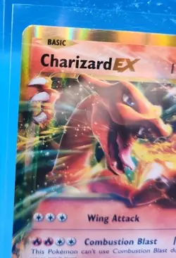 Pokemon TCG Charizard-EX Evolutions Holo Rare Card 12/108 MP - Image 4