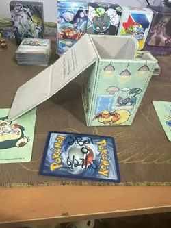 Pokemon Center Japan "Snorlax's Yawn" Leather Flip Card Deck Box - Image 2