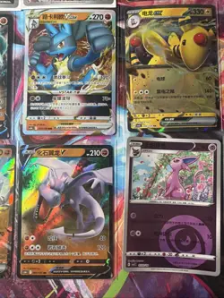 Pokemon 16 Card Lot nm V Max Mega Amazing Ex HOLO Rare Hits Only F33 - Image 4