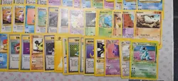 vintage Pokemon card lot MP/DMG c,un Holo, rare, Shadowless, 1st ed 200+ - Image 3