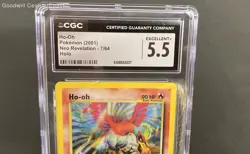 Pokemon Ho Oh Neo Revelation 7/64 Trading Card CGC Graded 5.5 - Image 3