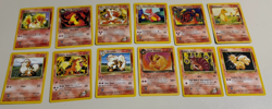 Pokemon OG 12 Card Bulk Lot NO DUPLICATES LP-NM RARE WOTC Vintage Original h - Image 1