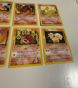 Pokemon OG 12 Card Bulk Lot NO DUPLICATES LP-NM RARE WOTC Vintage Original h - Image 4