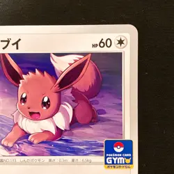 Eevee 163/S-P GYM Promo Pokemon Cards Japanese NM #22147 - Image 4