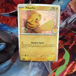 Pokemon TCG - Cosmos Holo Pikachu 51/162 Pokemon Day 2026 Collection Card NM - Image 1