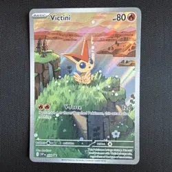 Victini 208 Black Star Promo Full Art Pokemon TCG Card Near Mint Condition - Image 2