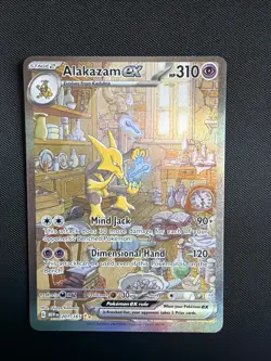 Pokemon TCG Alakazam EX 151 Holo Card Scarlet & Violet 201/165 Mint - Image 2