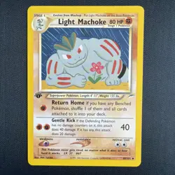 Pokemon TCG Light Machoke Neo Destiny Card 49/105 1st Edition Near Mint Clean! - Image 1