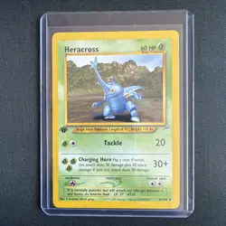 Pokemon Card - Heracross 1st Edition Neo Destiny 41/105 Uncommon MINT Condition - Image 1