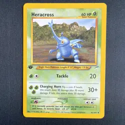 Pokemon Card - Heracross 1st Edition Neo Destiny 41/105 Uncommon MINT Condition - Image 2