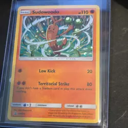 Pokemon Sudowoodo SM207 Promo COSMOS Holo English Card 2018 *HAND SWIRL* - Image 1