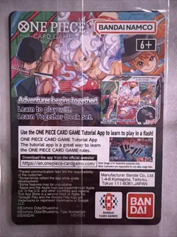 One Piece Monkey D. Luffy US Voyage College Basketball Card Illinois + POSTER - Image 2