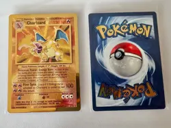 2021 POKEMON CELEBRATIONS GOLD CHARIZARD METAL CARD COLLECTIBLE RARE - Image 4