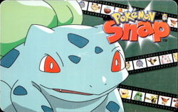 1999 Bulbasaur Pokemon Snap Blockbuster Video Card - Image 1