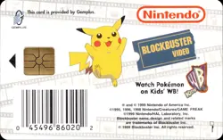 1999 Bulbasaur Pokemon Snap Blockbuster Video Card - Image 2