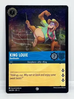 KING LOUIE 146/204 FOIL Disney Lorcana Into The Inklands Uncommon Card - Image 1