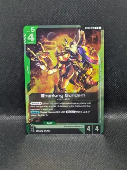Gundam Card Game GD01-029 R Shenlong Gundam New Type Rising - Image 1