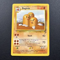 Dugtrio 023/130 Base Set 2 Rare Card Near Mint NM - Image 1