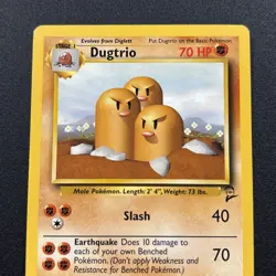 Dugtrio 023/130 Base Set 2 Rare Card Near Mint NM - Image 2