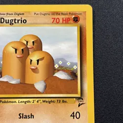Dugtrio 023/130 Base Set 2 Rare Card Near Mint NM - Image 4