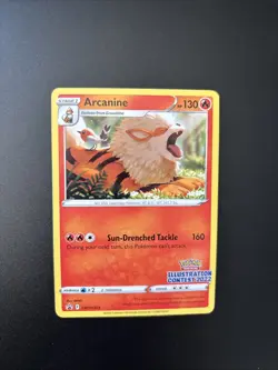 Arcanine (Illustration Contest 2022) SWSH304 SWSH: Sword & Shield Promo Cards... - Image 1